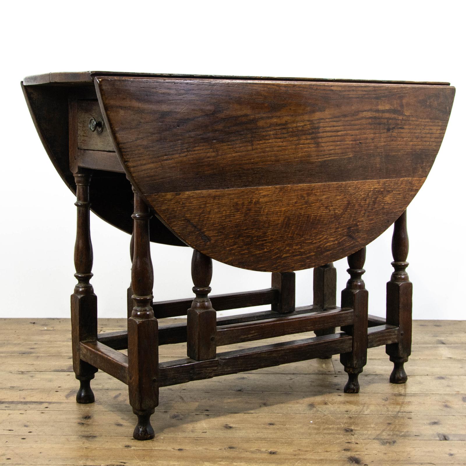 Antique Oak Gateleg Table (1 of 12) Antique Oak Gateleg Table (1 of 12)