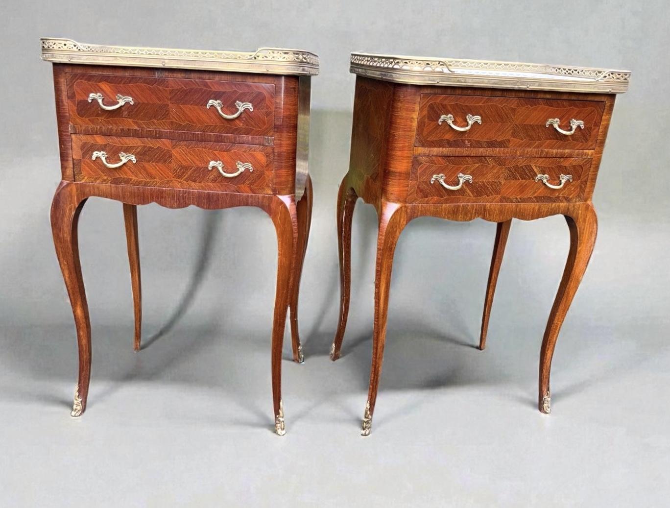 A Pair of Fine Quality French Bedside Tables (1 of 11) A Pair of Fine Quality French Bedside Tables (1 of 11)