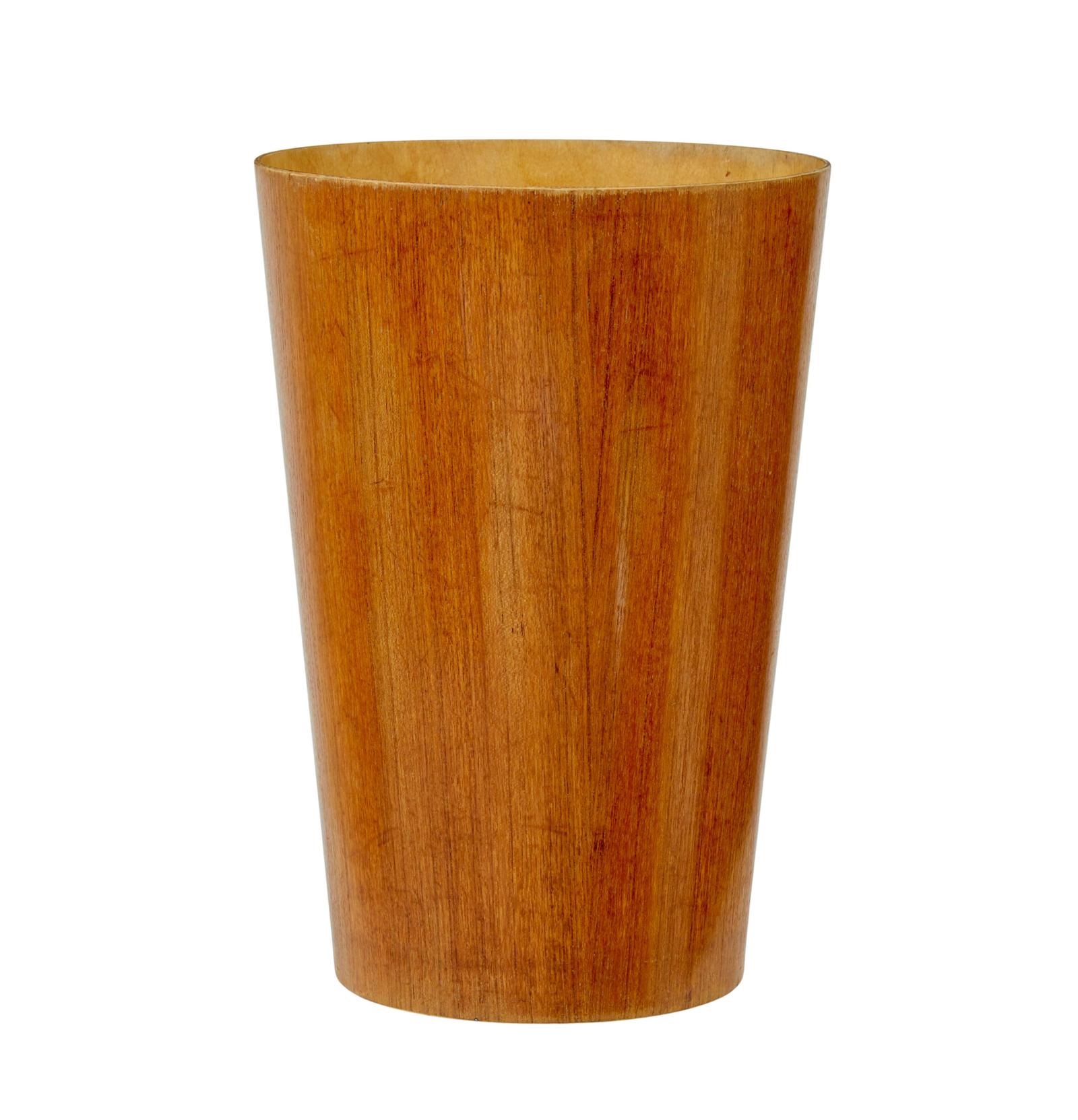 Scandinavian Mid Century Teak Ply Servex Wastepaper Bin (1 of 6) Scandinavian Mid Century Teak Ply Servex Wastepaper Bin (1 of 6)