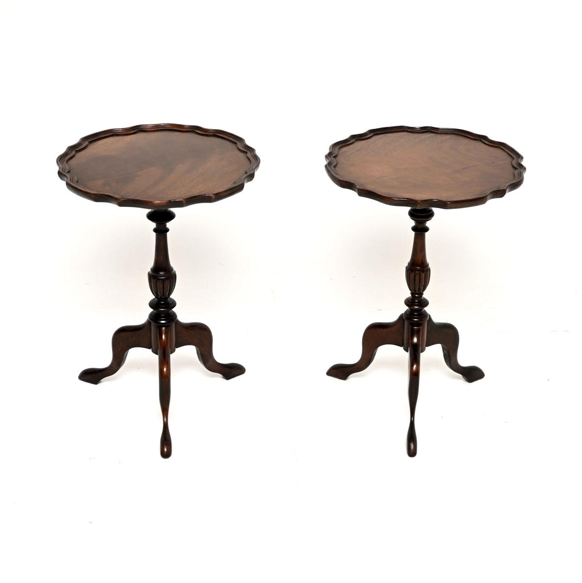 Pair of Mahogany Wine Tables (1 of 8) Pair of Mahogany Wine Tables (1 of 8)