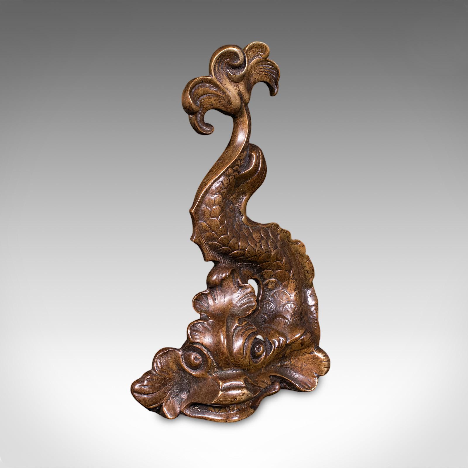 Antique Mythical Dolphin Doorstop, English, Bronze Door Keeper - Regency c.1820 (1 of 9) Antique Mythical Dolphin Doorstop, English, Bronze Door Keeper - Regency c.1820 (1 of 9)