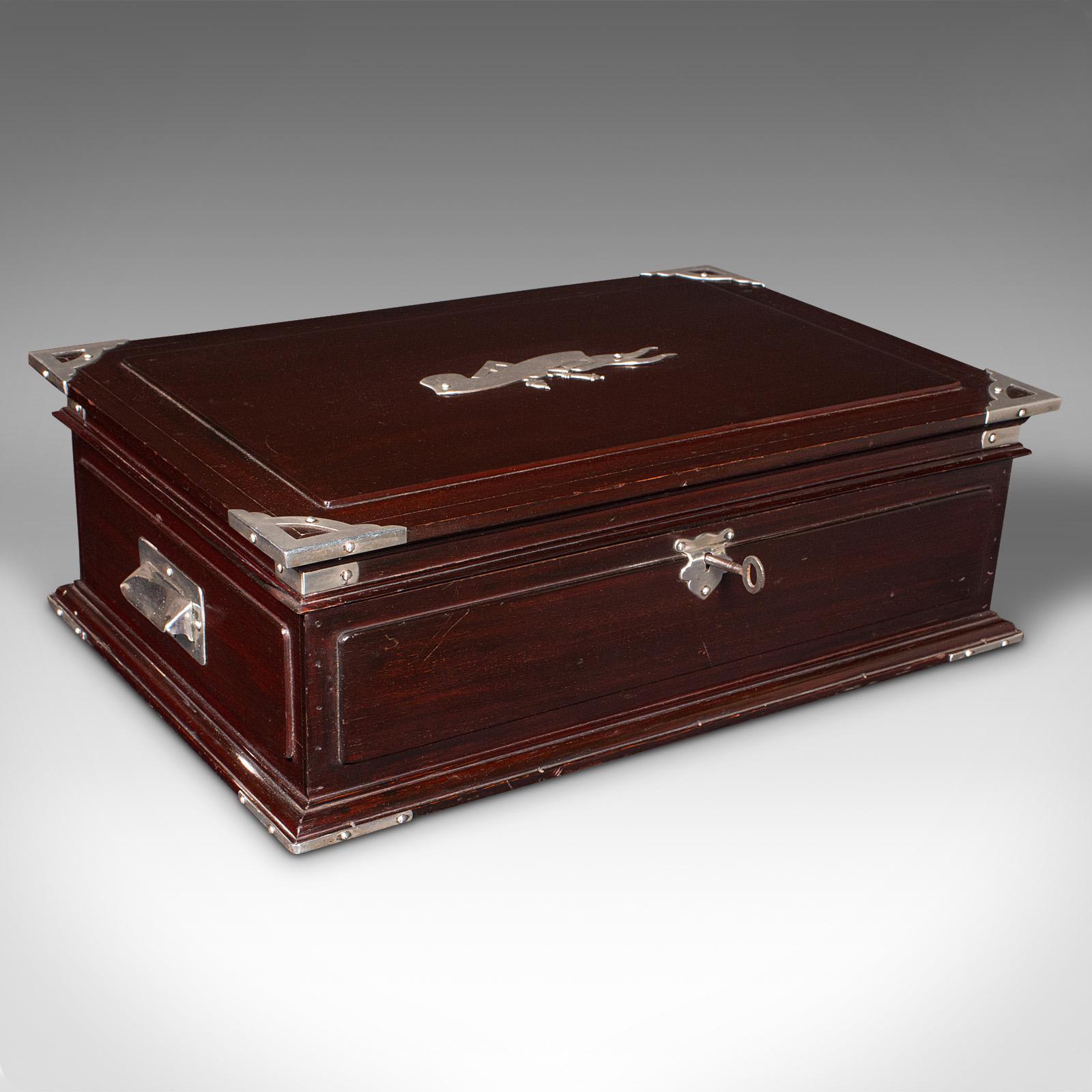 Antique Master Craftsman's Retirement Box, English, Keepsake Case c.1900 (1 of 11)