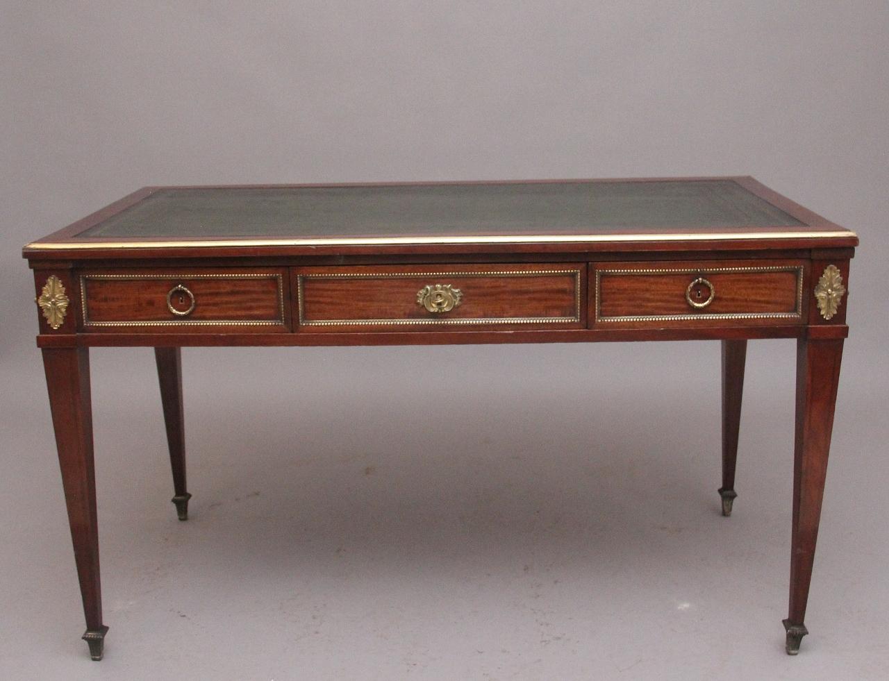 19th Century French Mahogany Writing Table (1 of 12) 19th Century French Mahogany Writing Table (1 of 12)