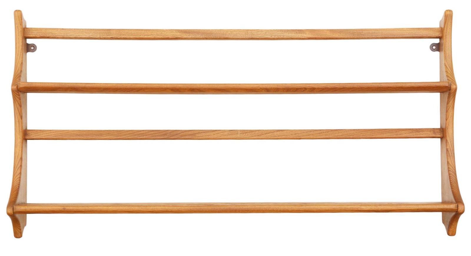 High-quality Vintage Ercol Plate Rack Wall Shelves - 20th Century Classic (1 of 6) High-quality Vintage Ercol Plate Rack Wall Shelves - 20th Century Classic (1 of 6)