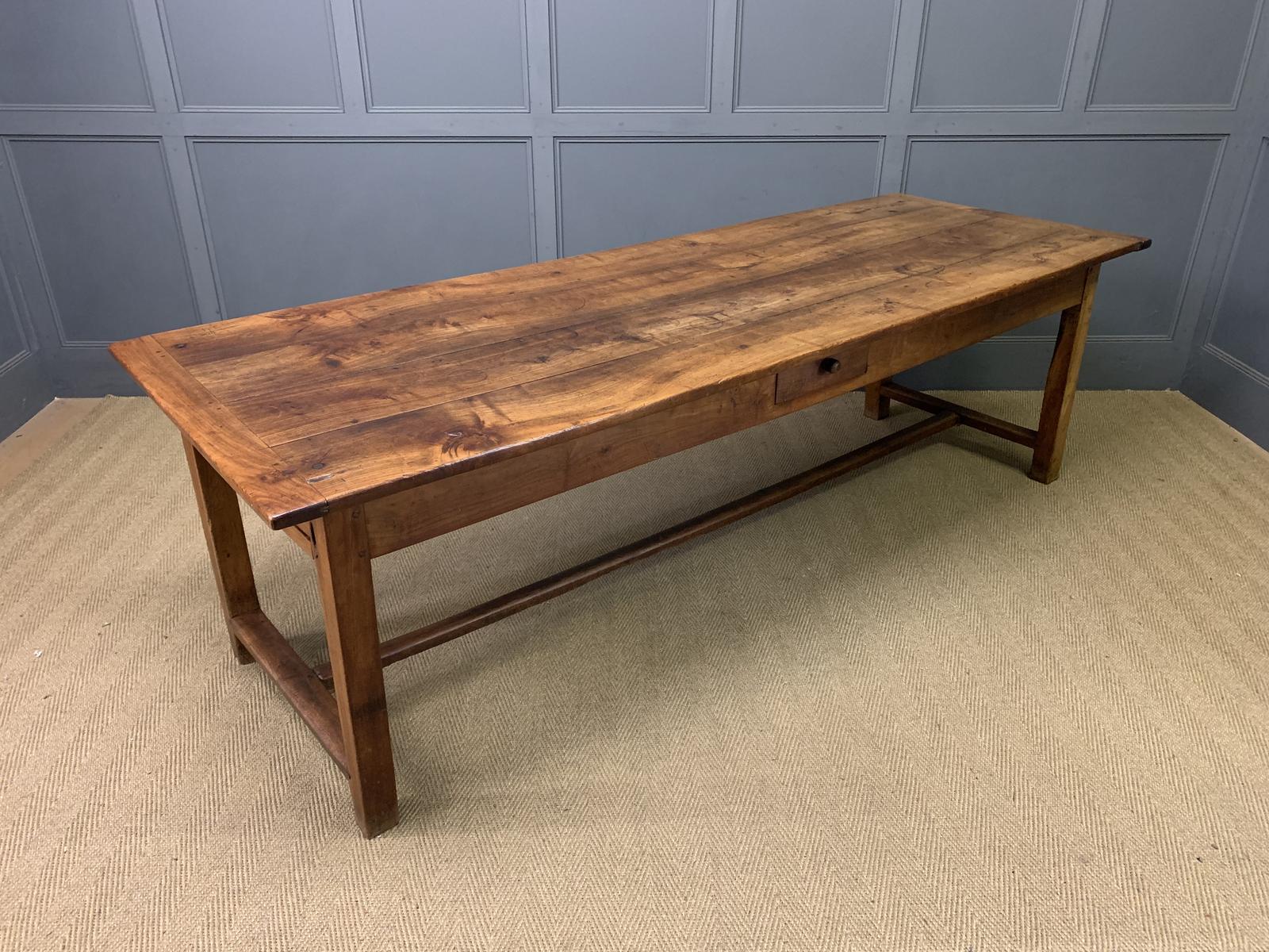 Large 19th Century Cherrywoood Farmhouse Table (1 of 22)