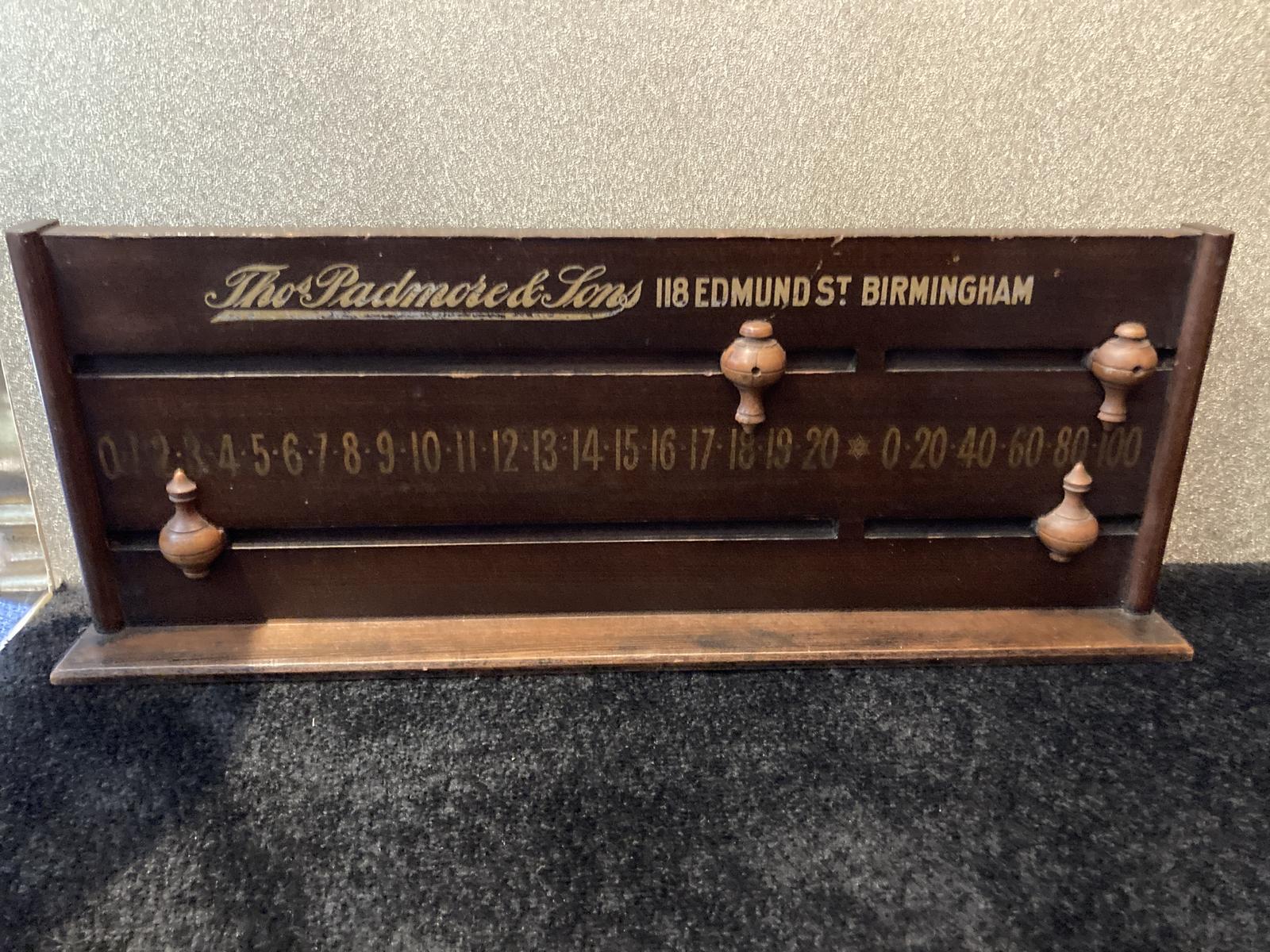 Snooker Scoreboard Manufactured by Thomas Padmore & Sons Birmingham (1 of 4) Snooker Scoreboard Manufactured by Thomas Padmore & Sons Birmingham (1 of 4)