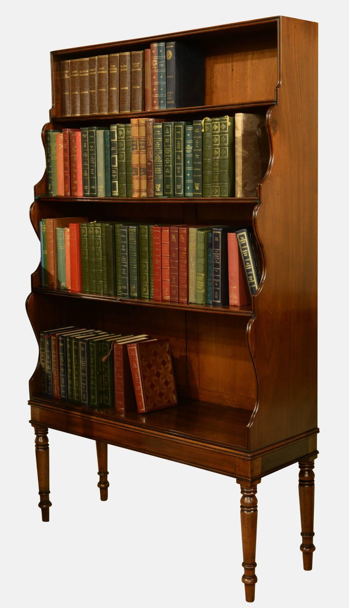 George III Mahogany Waterfall Bookcase (1 of 4) George III Mahogany Waterfall Bookcase (1 of 4)