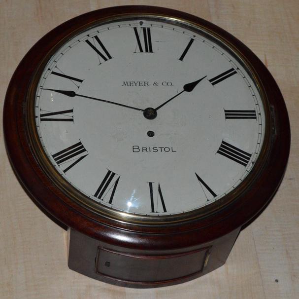 Meyer & Co of Bristol Fusee Dial Wall Clock (1 of 4) Meyer & Co of Bristol Fusee Dial Wall Clock (1 of 4)