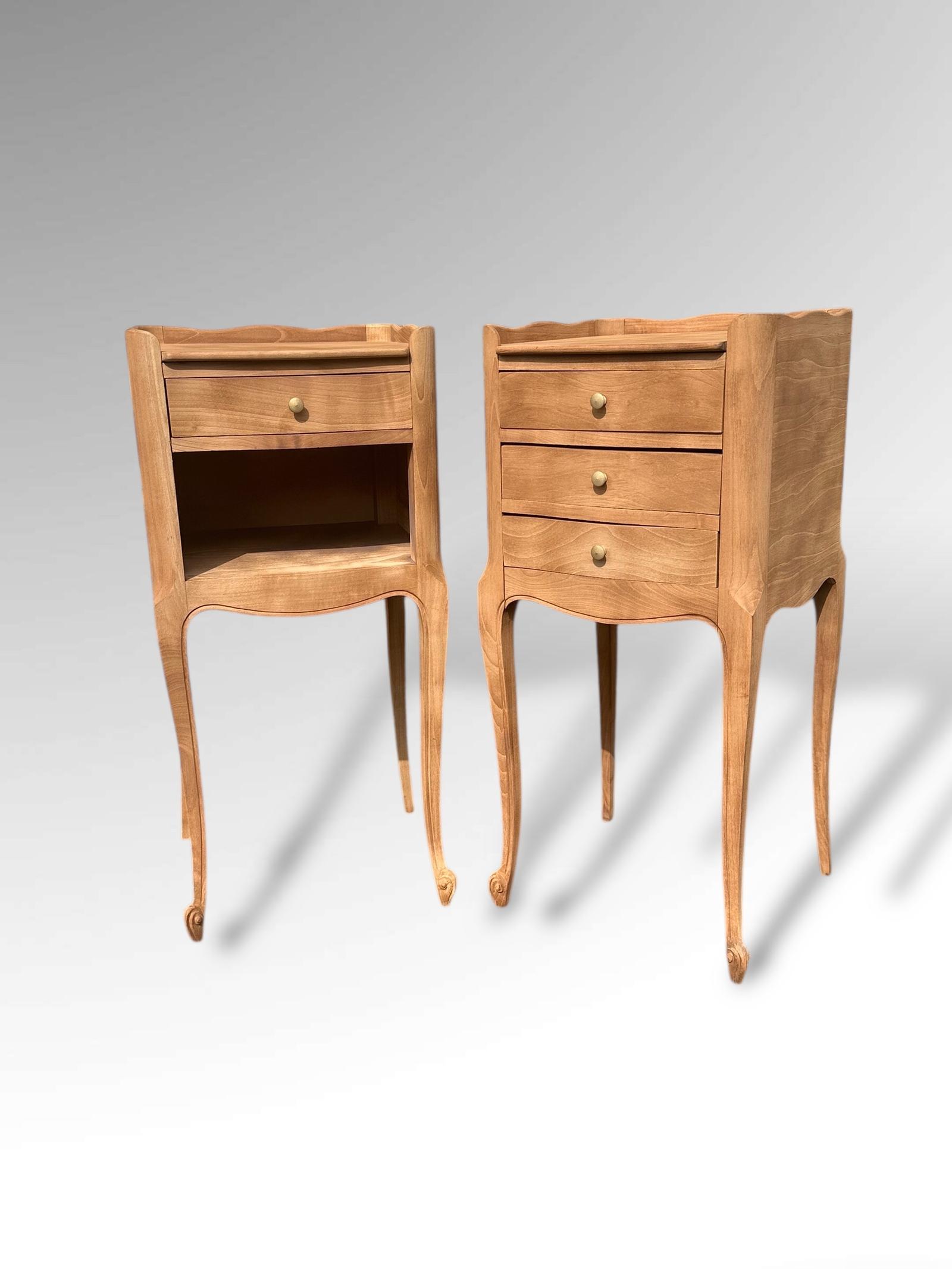 Pair French Cherrywood Louis Style Bedside Tables Cabinets (1 of 13) Pair French Cherrywood Louis Style Bedside Tables Cabinets (1 of 13)
