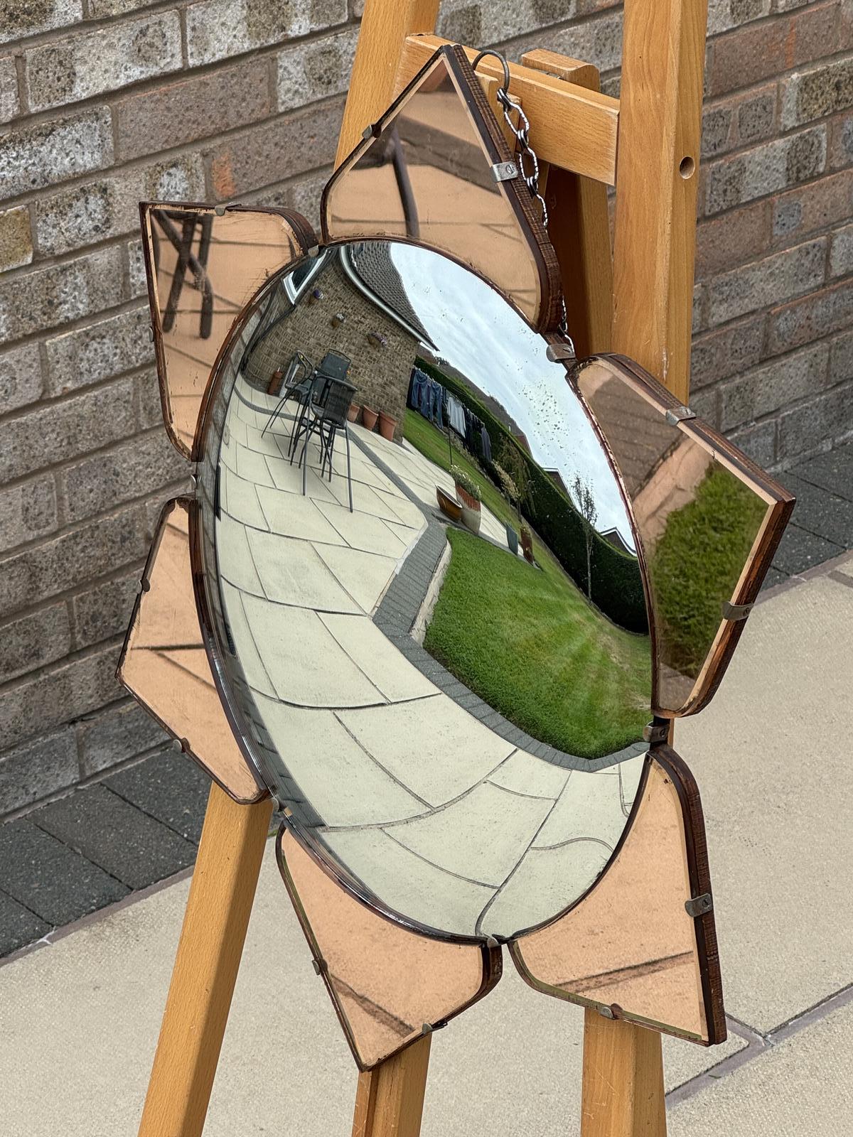 Convex Deco Sunburst Mirror (1 of 4)