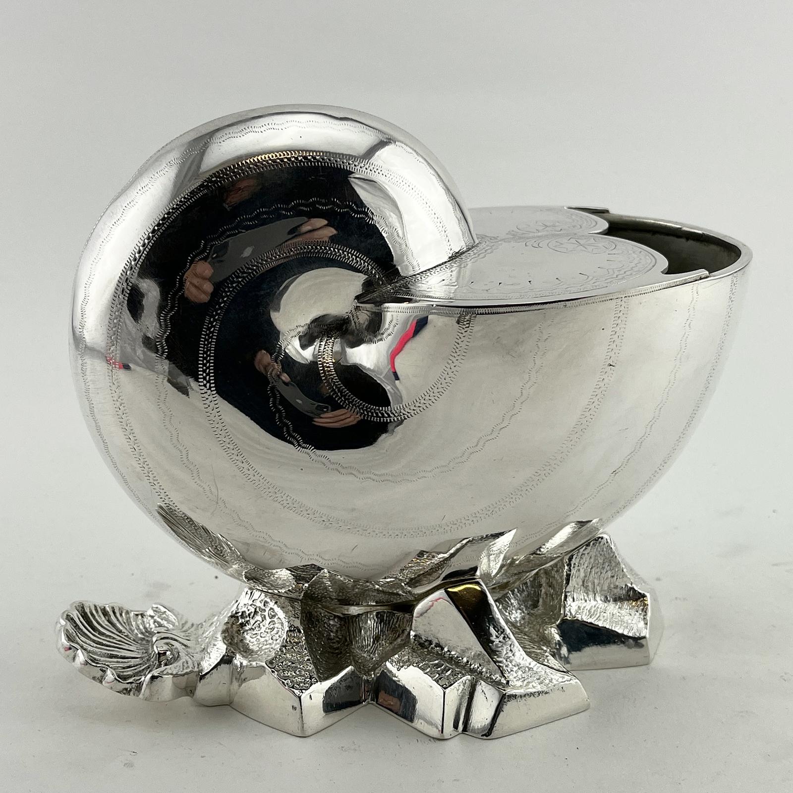 Antique Victorian Hard Metal Silver Plated Spoon Warmer (1 of 5)