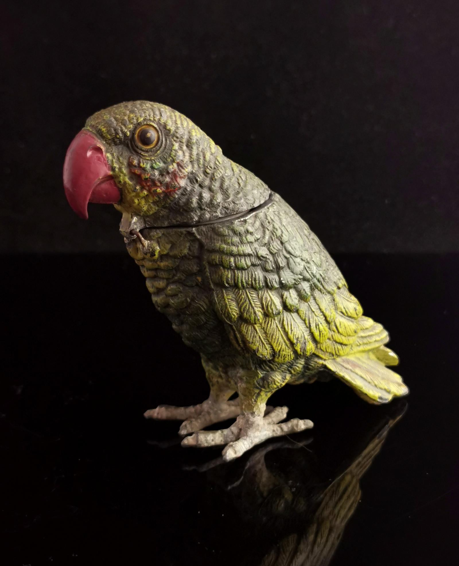 Antique Parrot Inkwell, Early 20th Century (1 of 16) Antique Parrot Inkwell, Early 20th Century (1 of 16)