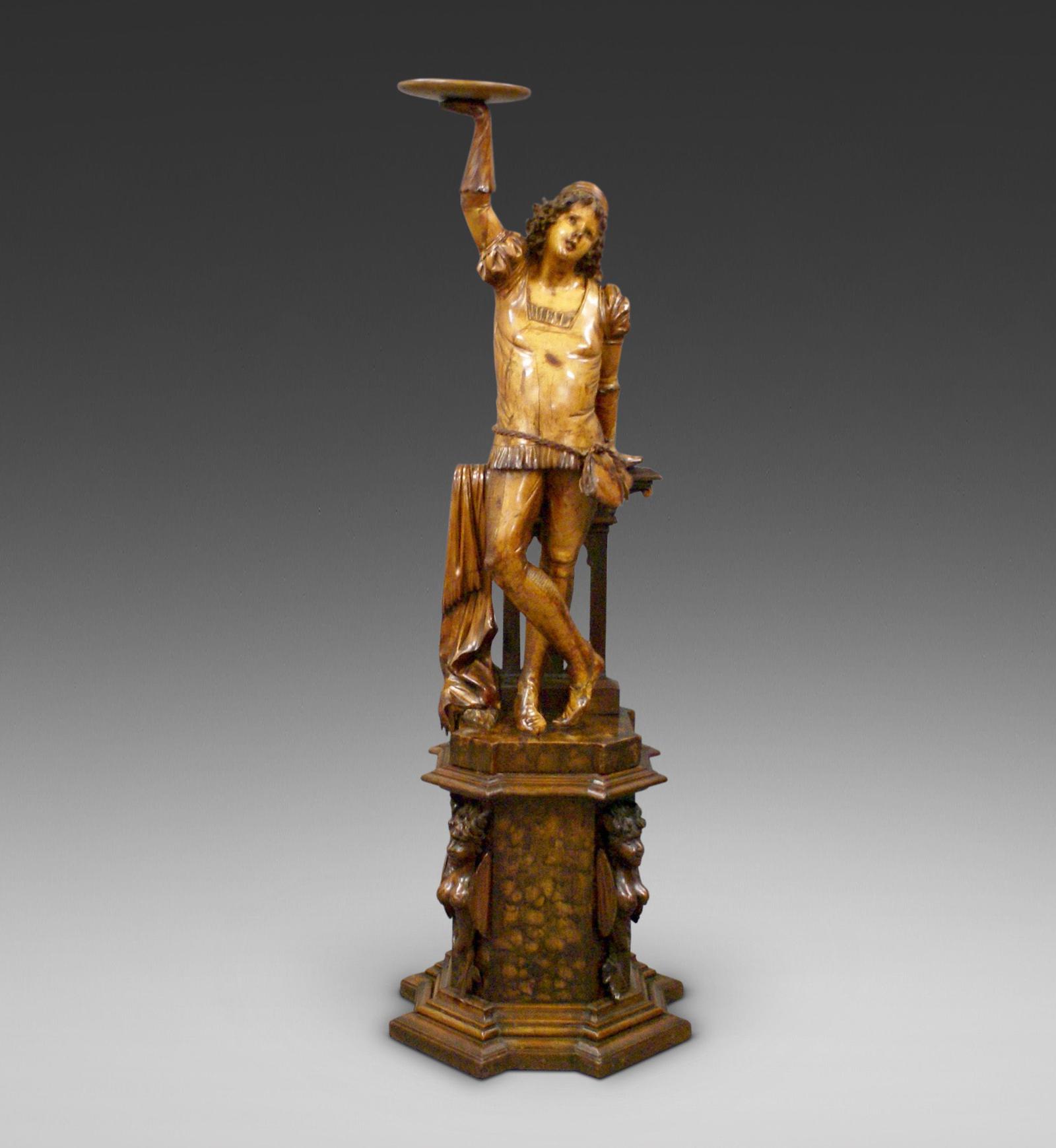 A Large Beautifully Carved Figure of a Young Woman (1 of 6)