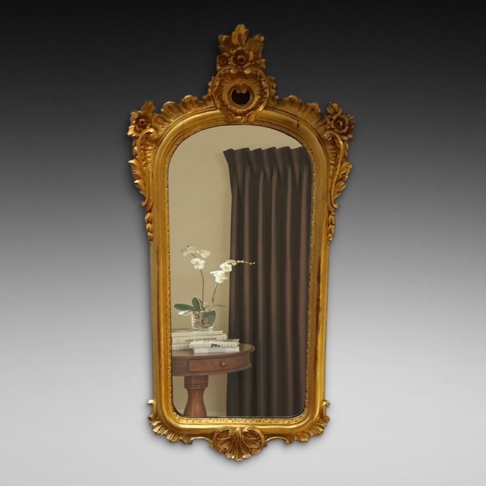 Late Victorian Gilt Framed Pier Mirror (1 of 5)