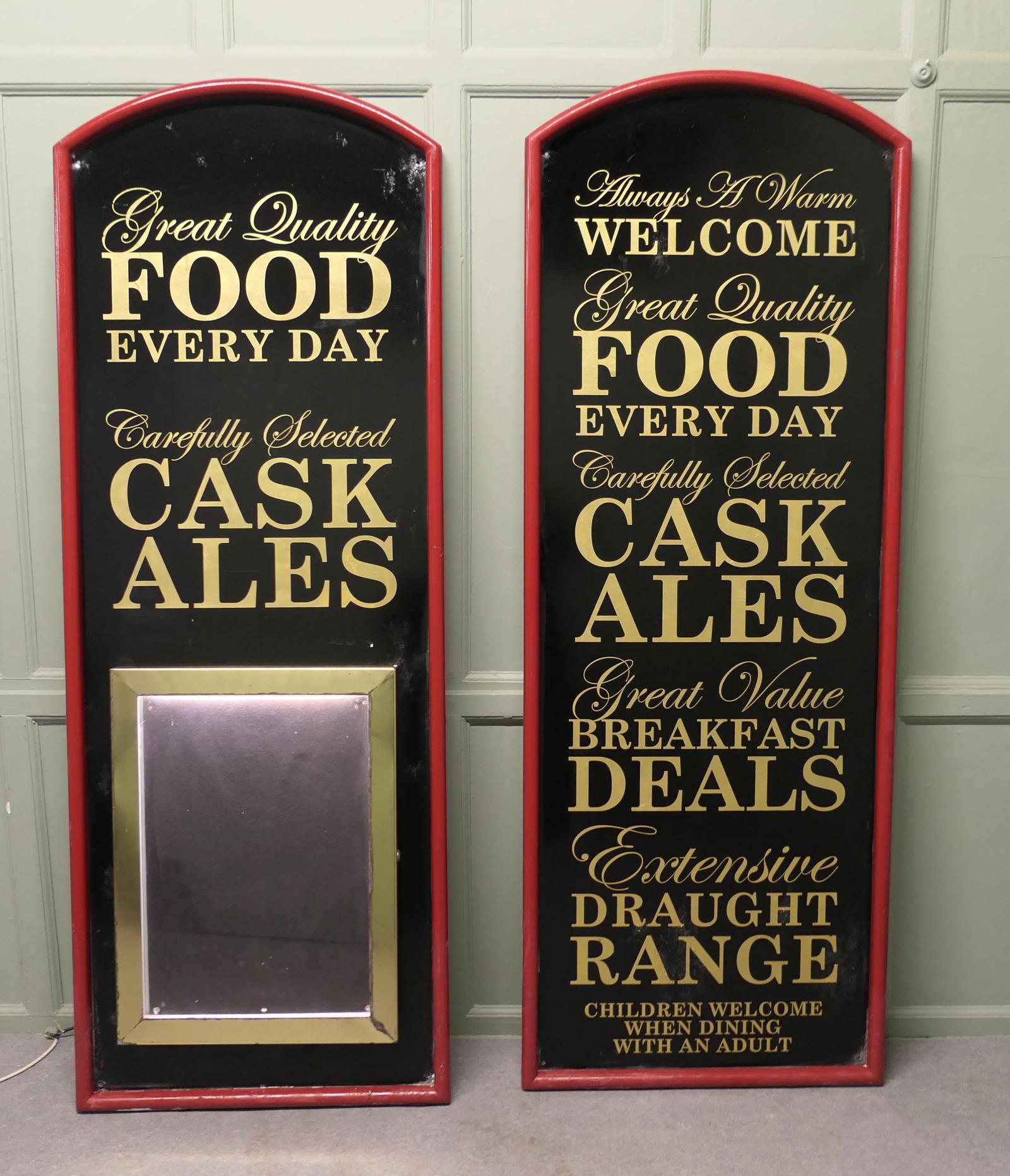 6ft Illuminated Menu Board & Restaurant Welcome Board (1 of 5) 6ft Illuminated Menu Board & Restaurant Welcome Board (1 of 5)