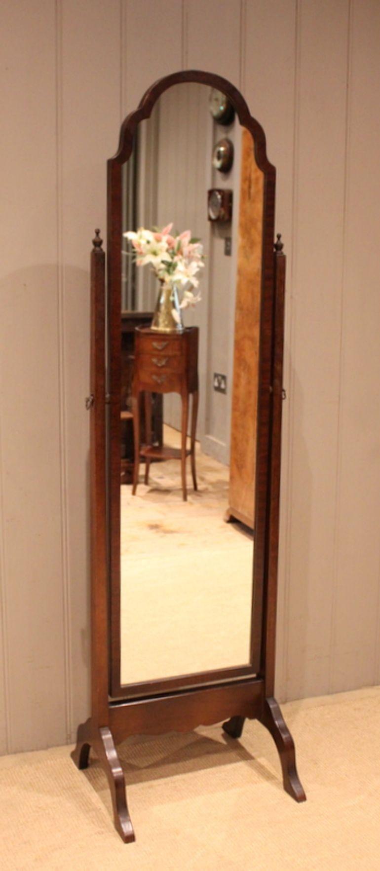 Mahogany Arch Top Cheval Mirror (1 of 13) Mahogany Arch Top Cheval Mirror (1 of 13)