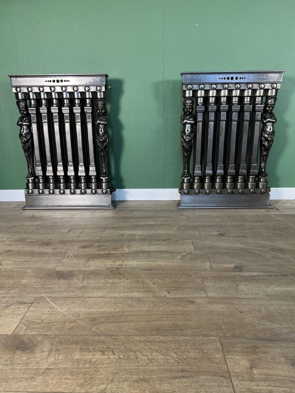 Pair of Early 20th Century Figural Ventillo Radiators (1 of 12)