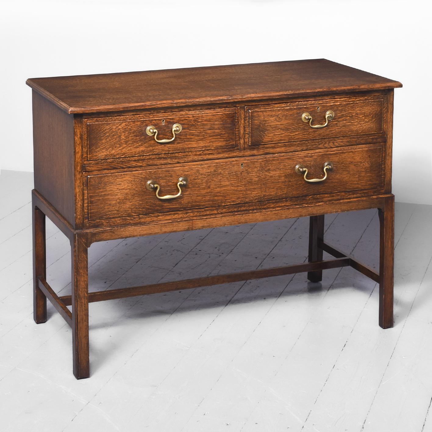 Edwardian Oak Dressing Chest (1 of 8) Edwardian Oak Dressing Chest (1 of 8)