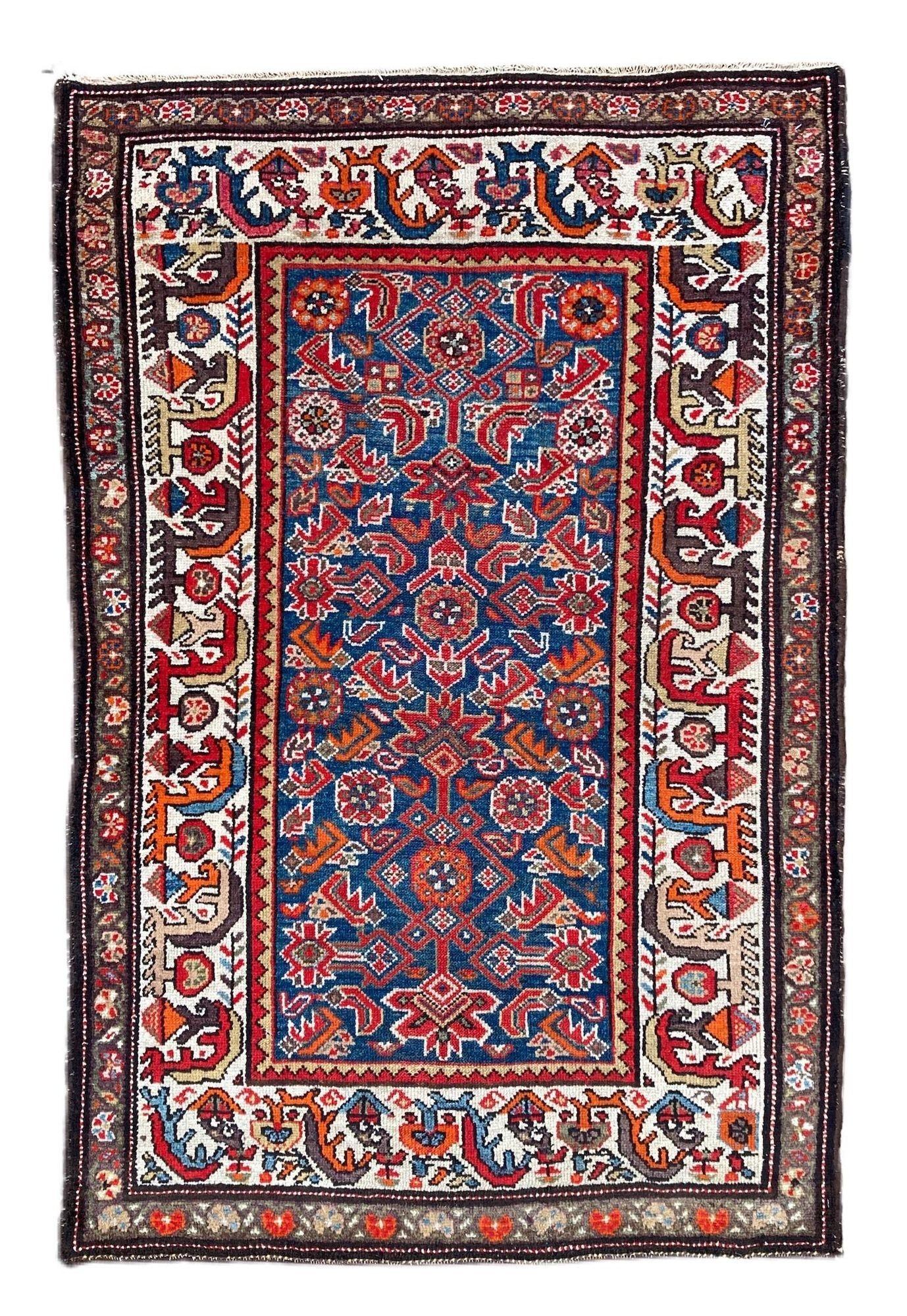 Antique Hamadan Rug (1.50m x 0.93m) (1 of 14) Antique Hamadan Rug (1.50m x 0.93m) (1 of 14)