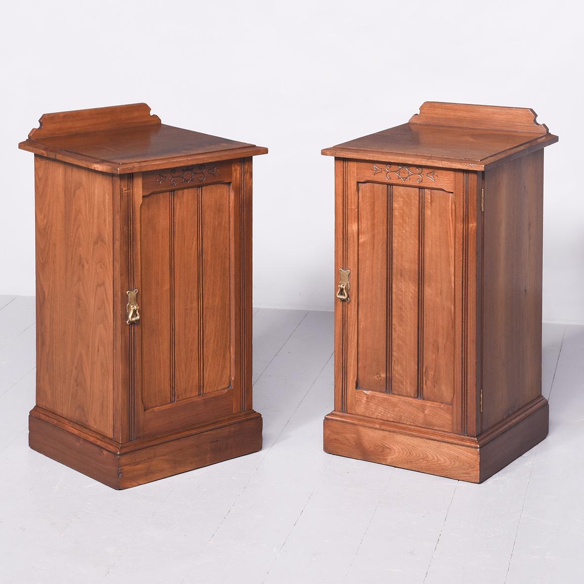Pair of Bedside Walnut Cabinets (1 of 9)