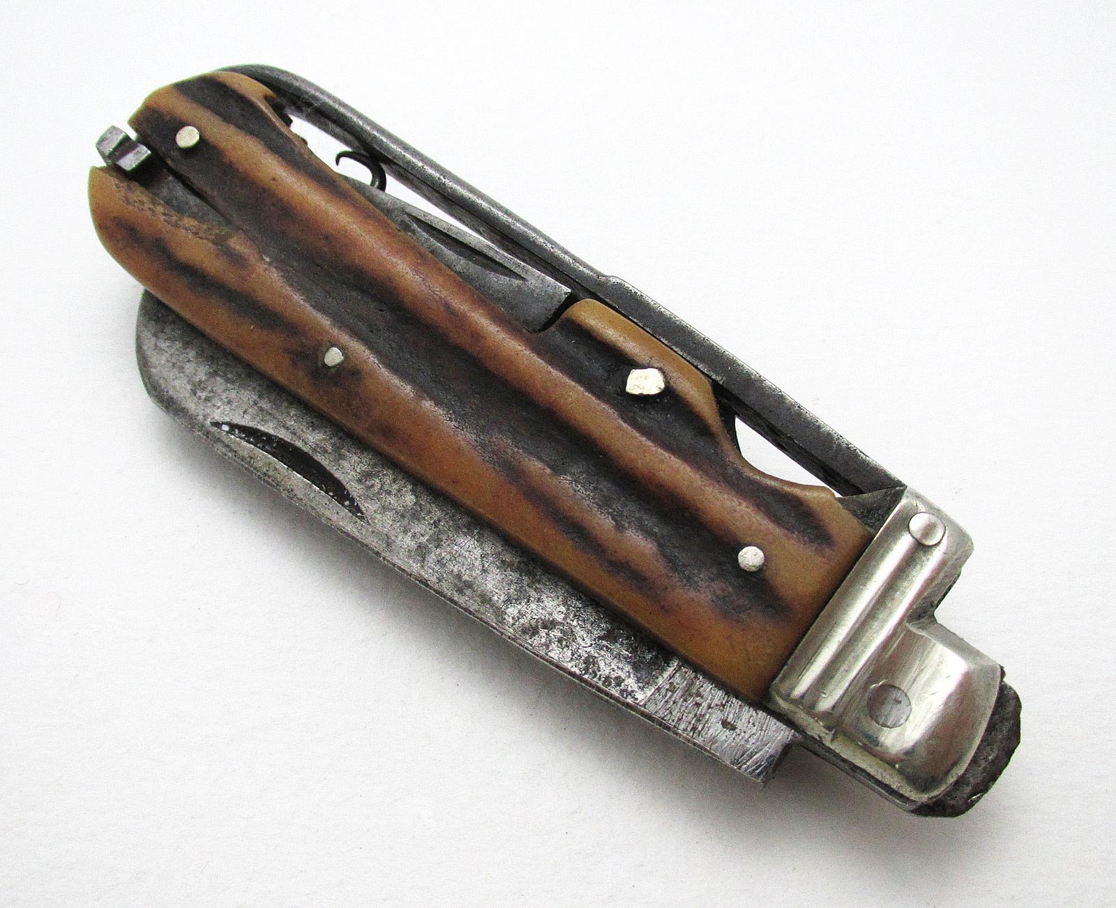 Antique Coachmans Horsemans Folding Multi Tool Pocket Knife - Sheffield 19th Century (1 of 11) Antique Coachmans Horsemans Folding Multi Tool Pocket Knife - Sheffield 19th Century (1 of 11)