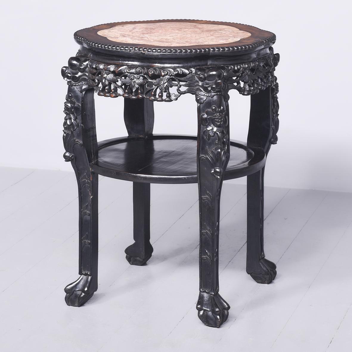 Matched Pair of Qing Plant Stands (1 of 19) Matched Pair of Qing Plant Stands (1 of 19)