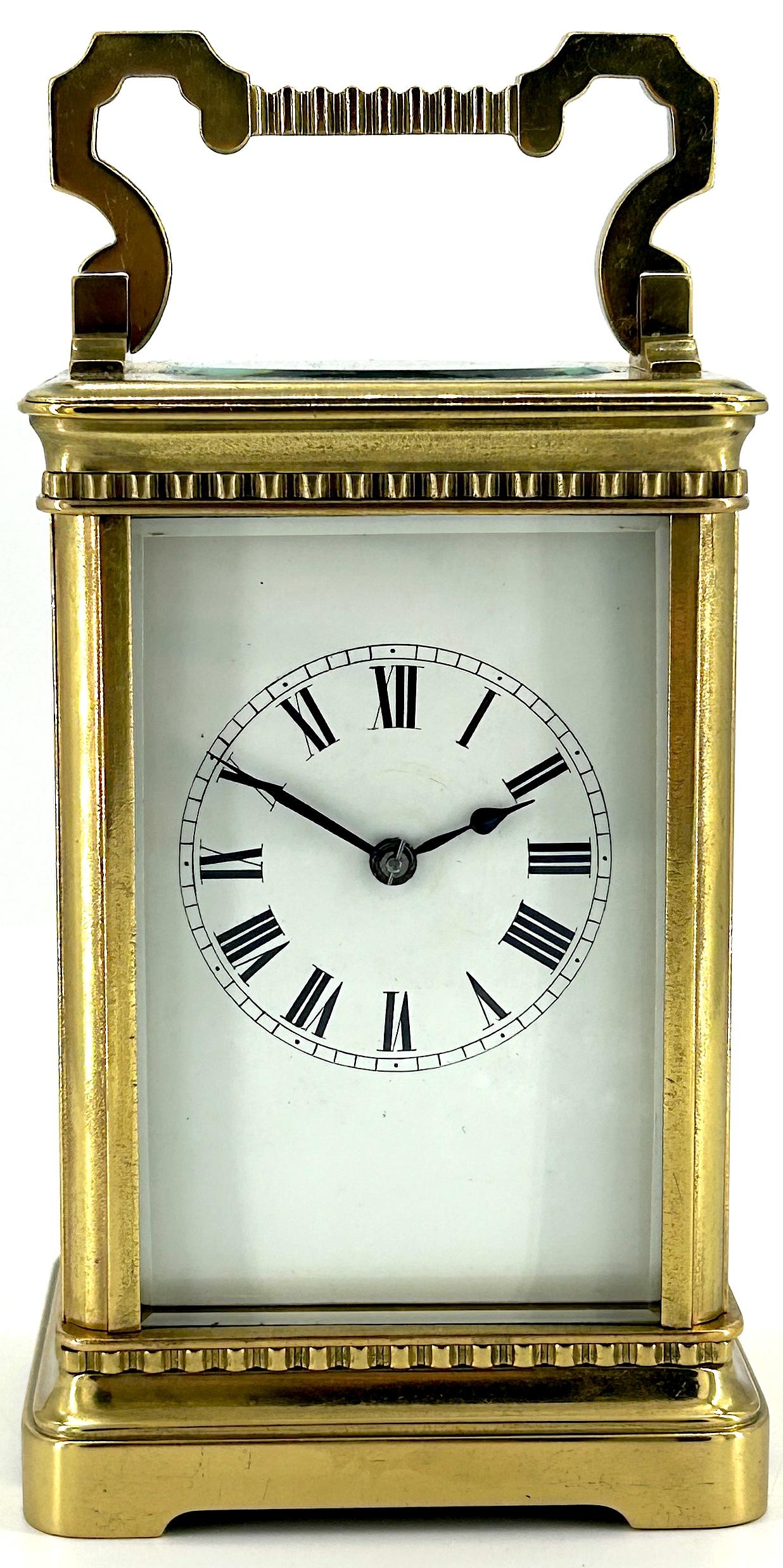 Fabulous Victorian Antique Gong Striking French 8-day Carriage Clock c.1880 (1 of 12)