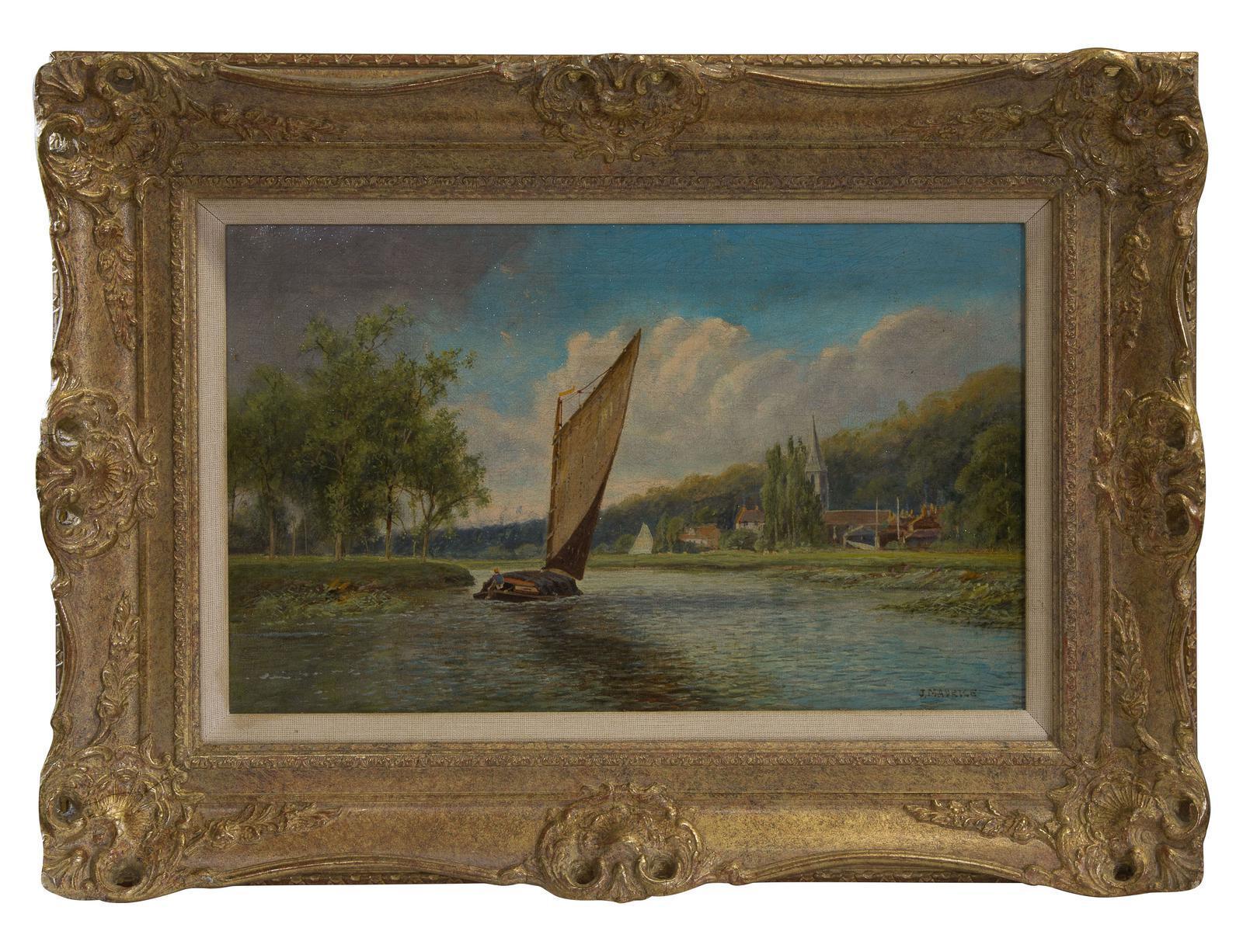 "Thorpe Near Norwich" Painting.   J Maurice. (1 of 1)