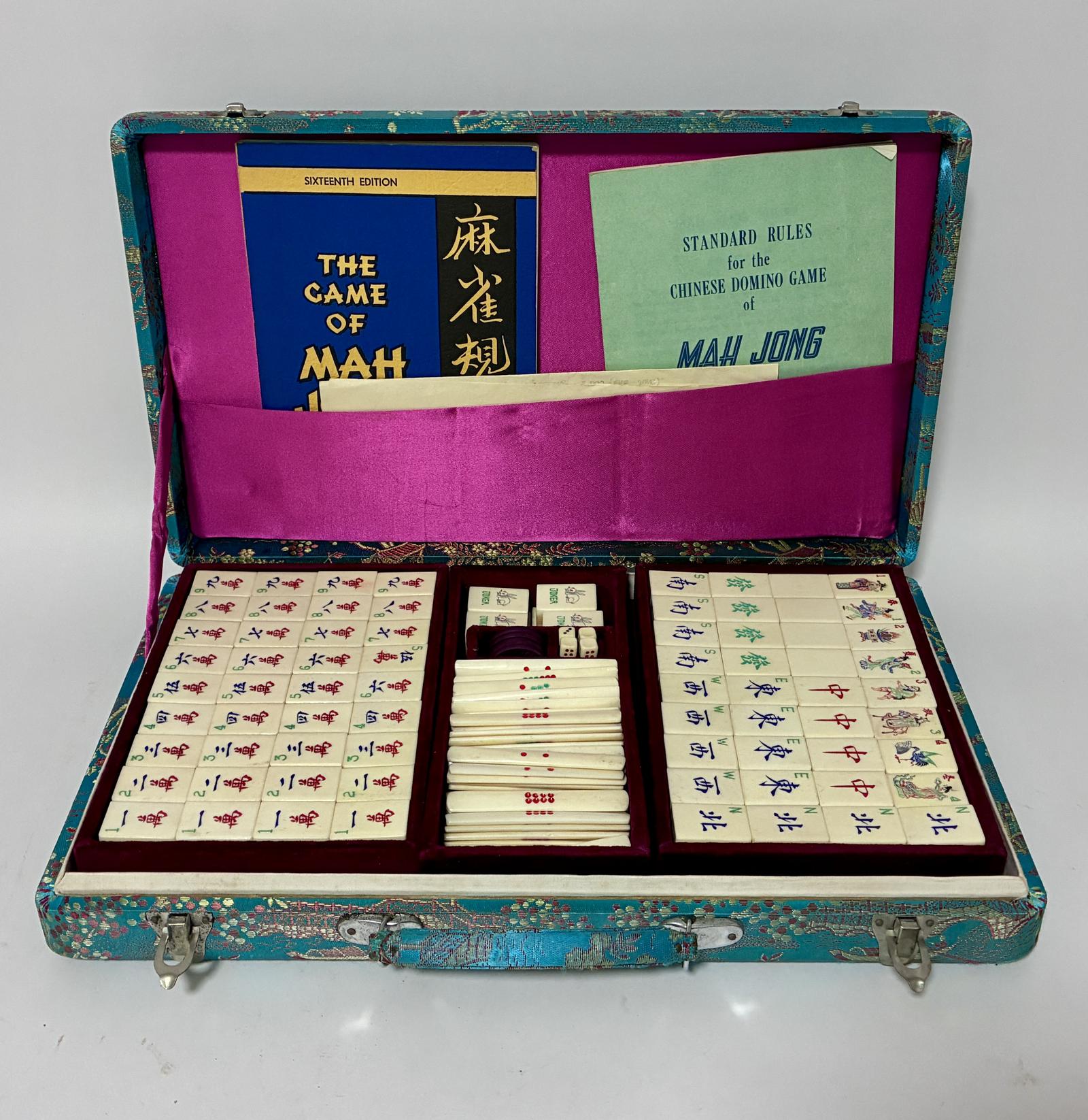 Vintage Bone & Bamboo Mah-jong Set (1 of 13) Vintage Bone & Bamboo Mah-jong Set (1 of 13)