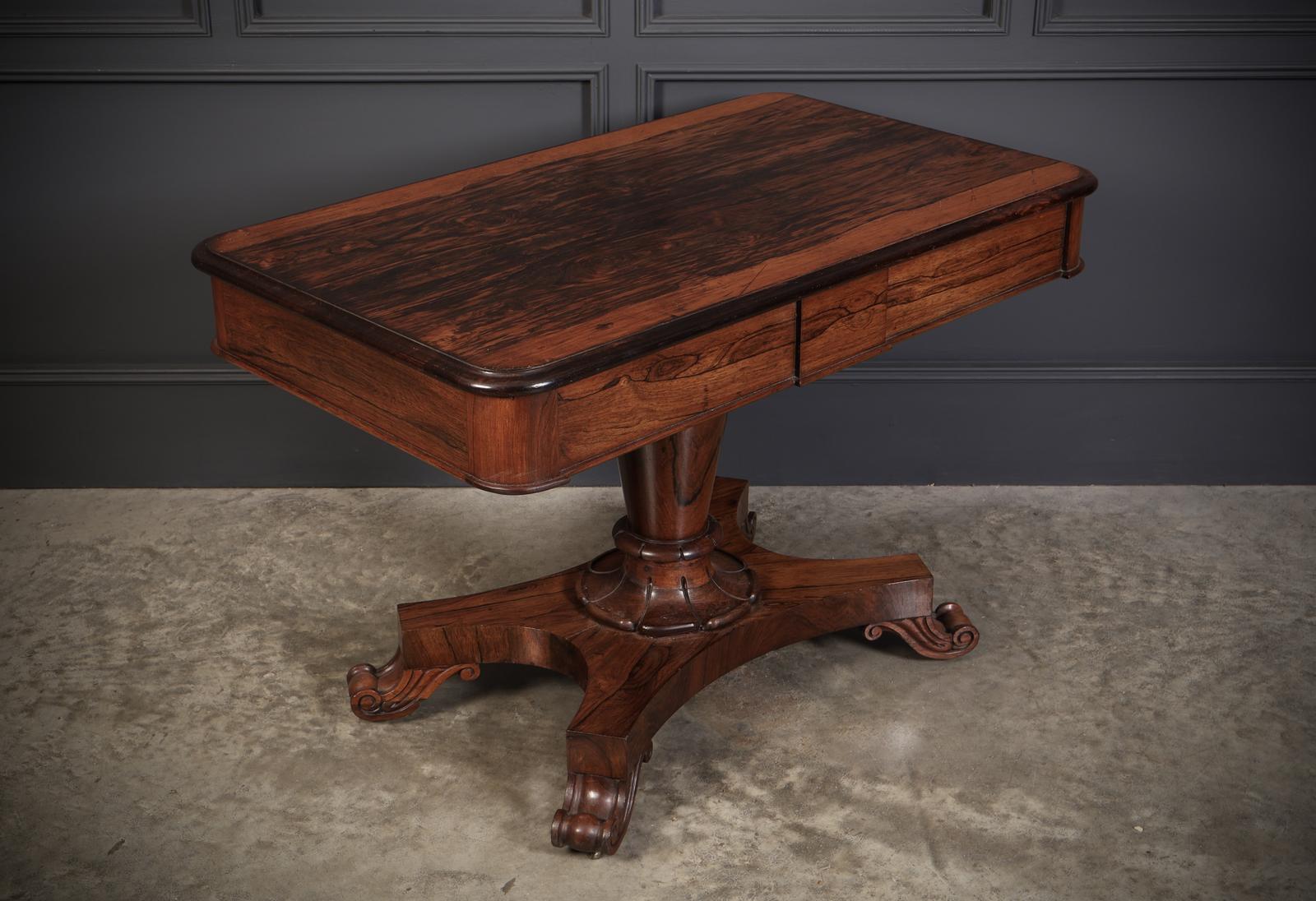 Rosewood Library Centre Table (1 of 11)