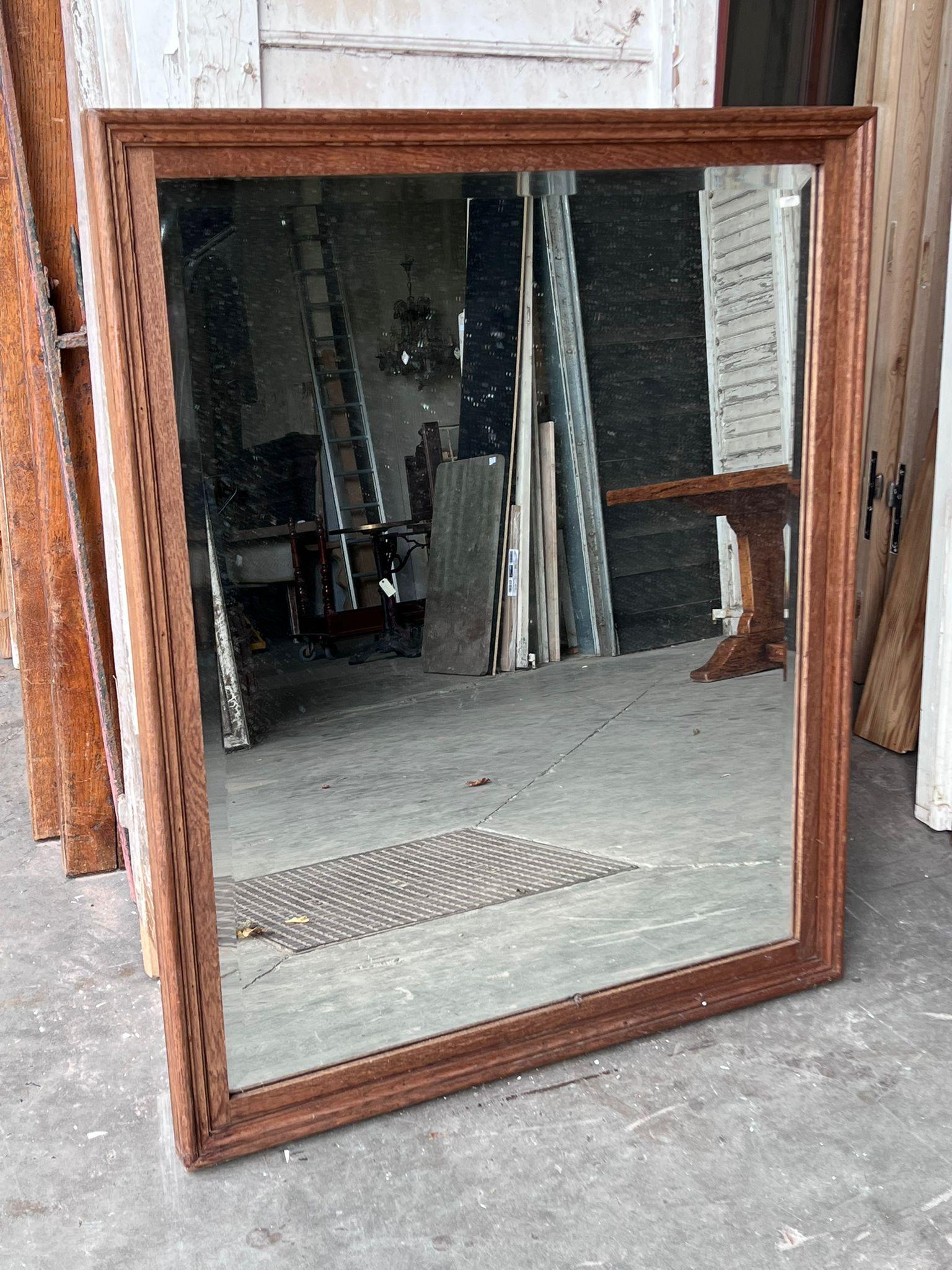 Larger French 19th Century Wall Mirror (1 of 1)