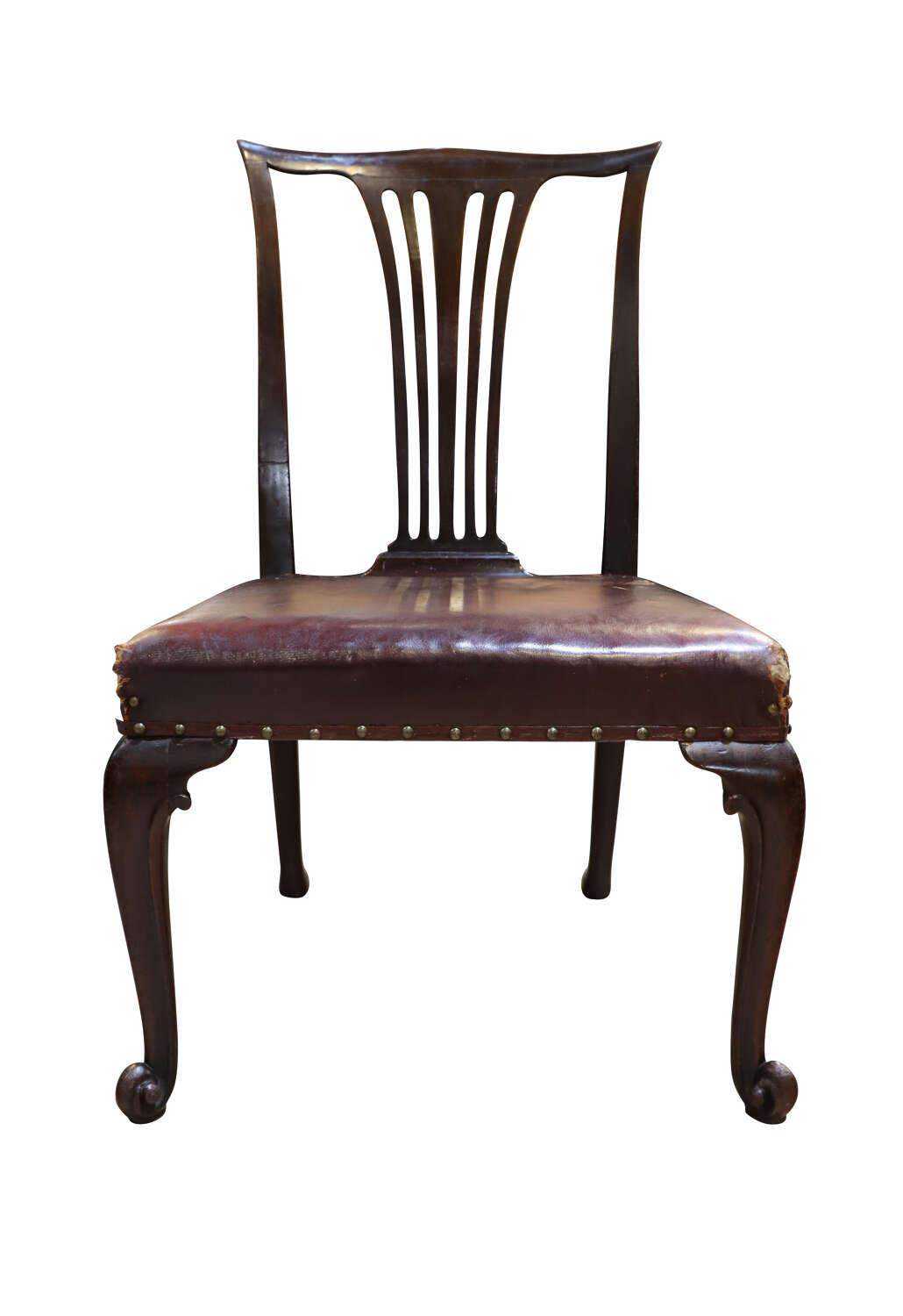Chippendale Mahogany Side Chair (1 of 3)
