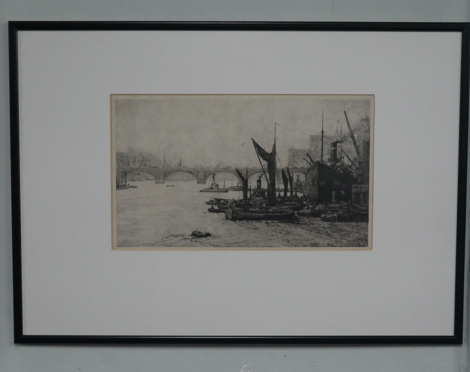 Original Etching London Bridge (1 of 8) Original Etching London Bridge (1 of 8)