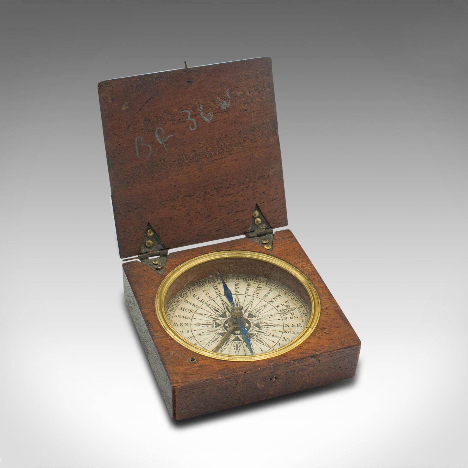 Antique Pocket Explorer's Compass, English, Navigation Instrument, Victorian (1 of 7) Antique Pocket Explorer's Compass, English, Navigation Instrument, Victorian (1 of 7)