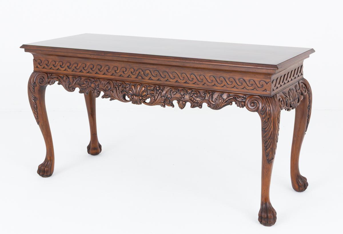 Impressive Walnut Shaped Serving Table (1 of 9)