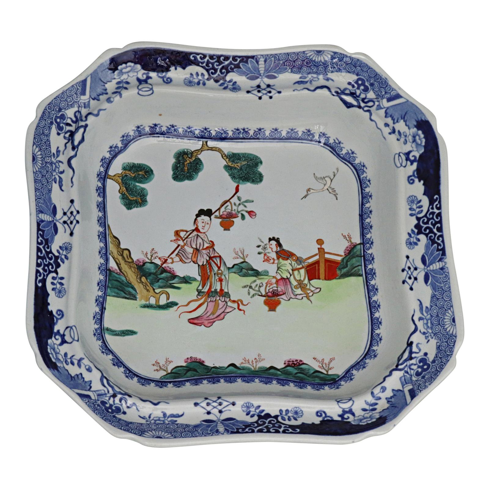A Rare Spode Hand Painted Dish (1 of 3)