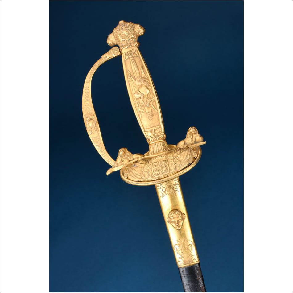 Spain. Antique Spanish Ambassador’s Sword. Signed Benito Martín. 1838 (1 of 27) Spain. Antique Spanish Ambassador’s Sword. Signed Benito Martín. 1838 (1 of 27)