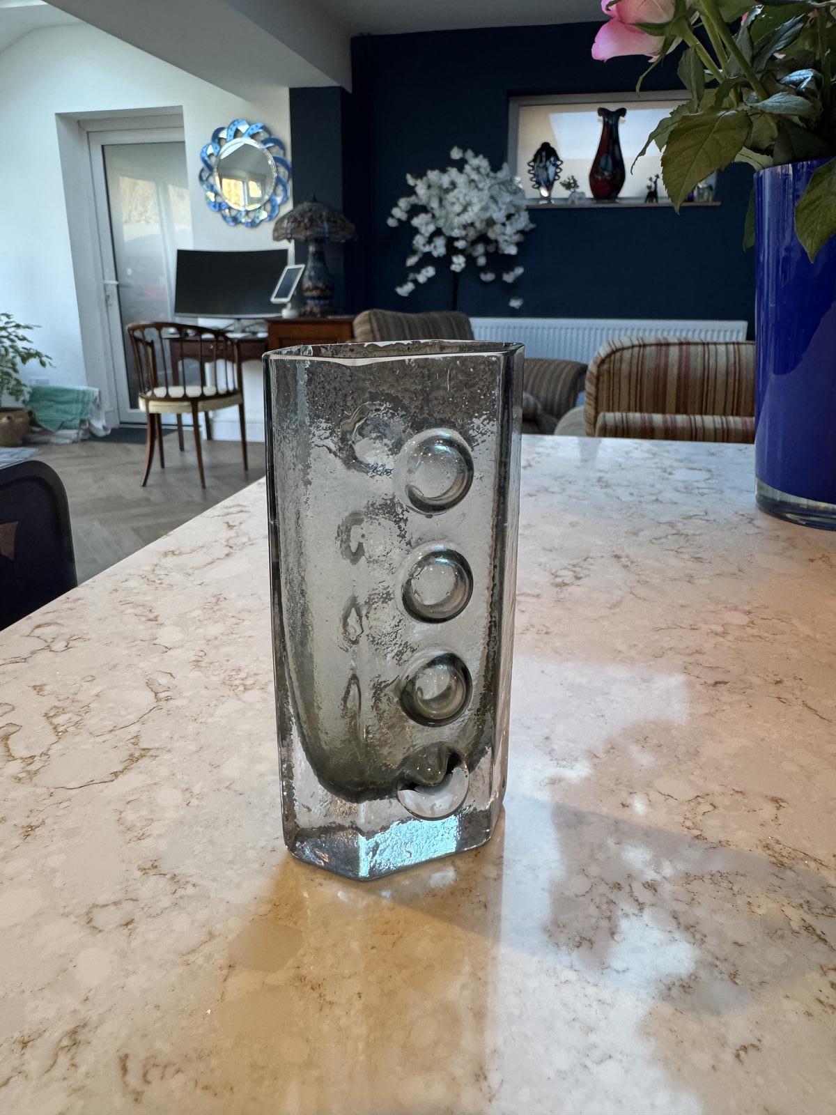 Whitefriars Rare Pewter Traffic Light Glass (1 of 4) Whitefriars Rare Pewter Traffic Light Glass (1 of 4)