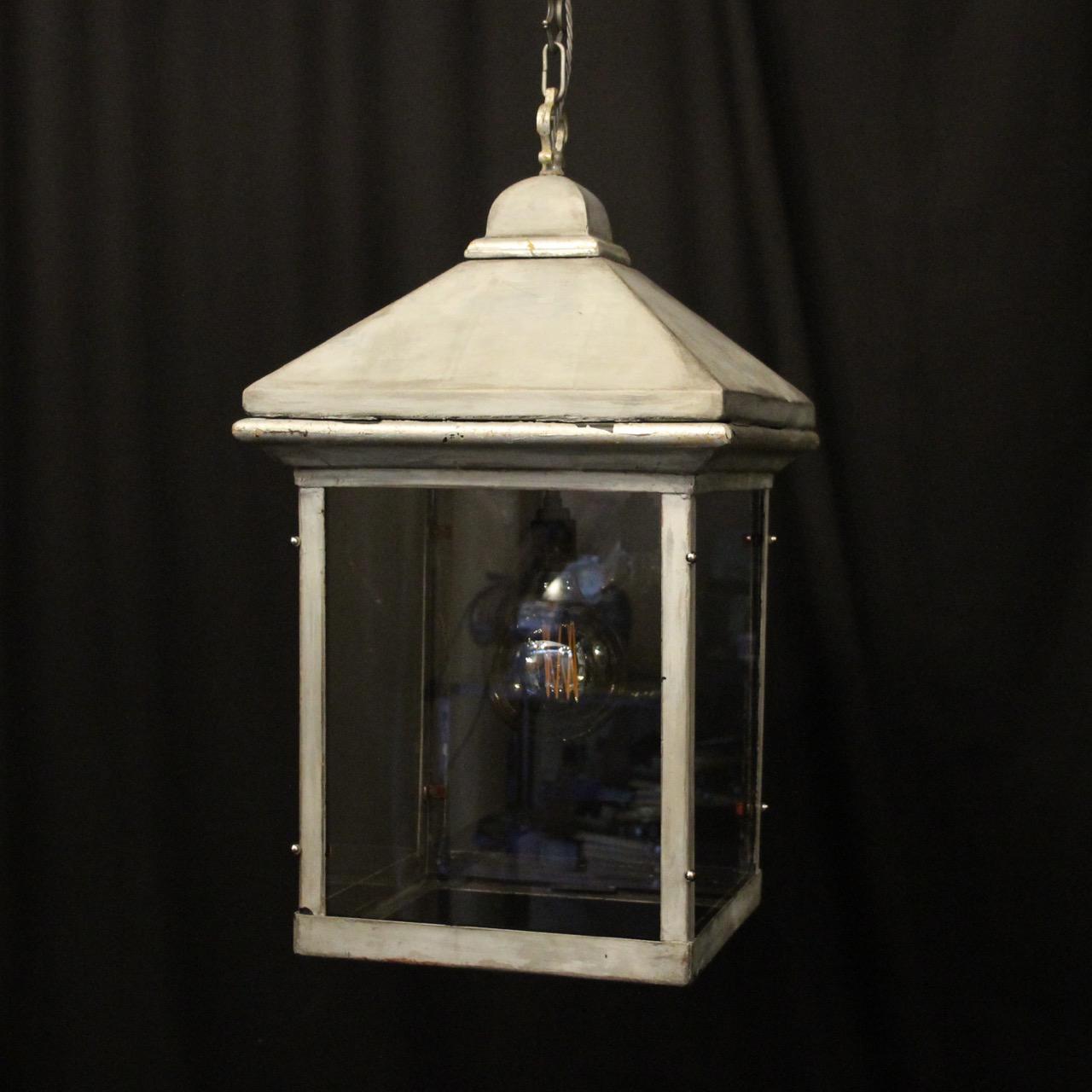English Single Light Silver Gilded Lantern (1 of 10)