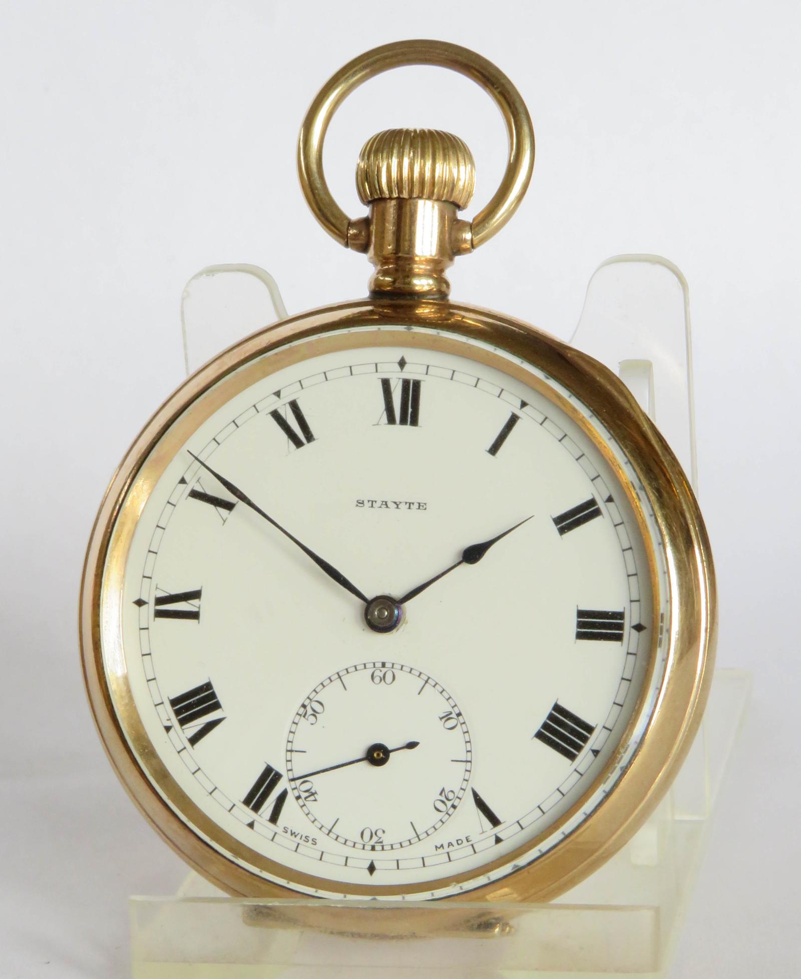 Pocket Watch: 1920s Stayte Pocket Watch by Tavannes (1 of 5)