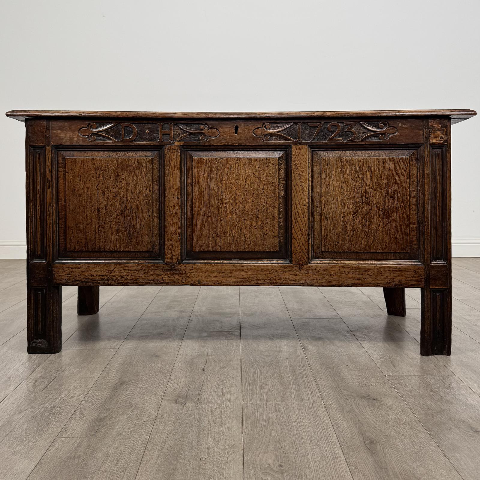 Antique 18th Century Georgian Coffer In Golden Oak (1 of 10) Antique 18th Century Georgian Coffer In Golden Oak (1 of 10)