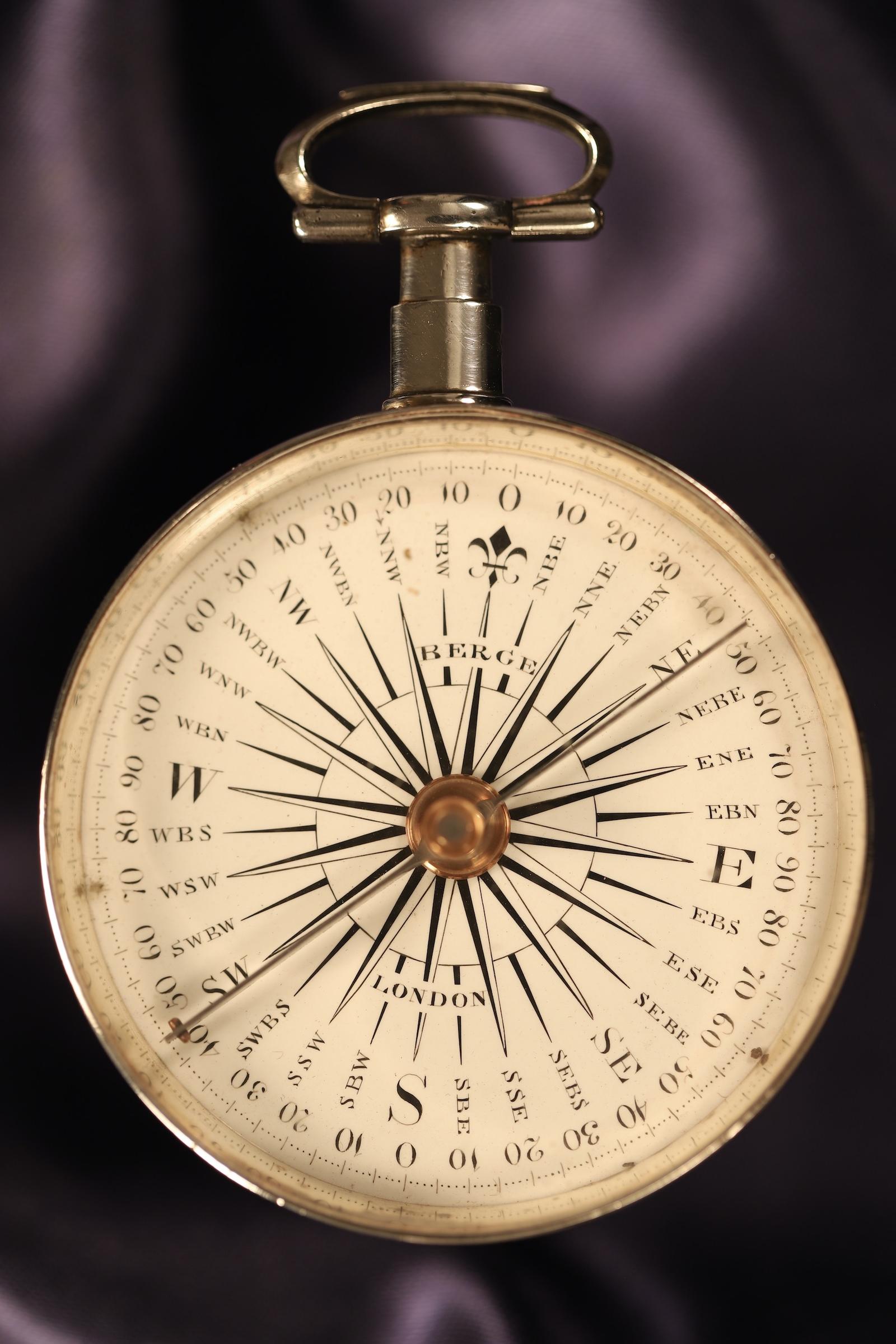 Georgian Silver Long Necked Compass by Matthew Berge c.1802 (1 of 6)