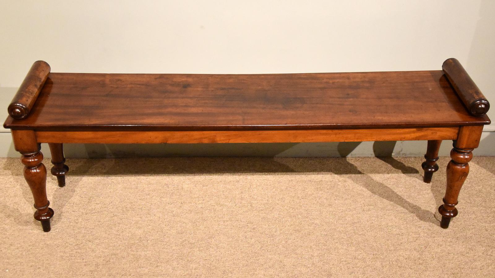 William IV Mahogany Hall Bench Seat (1 of 5) William IV Mahogany Hall Bench Seat (1 of 5)