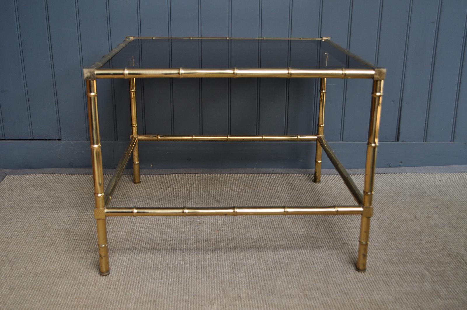 French Brass Coffee Table (1 of 6)
