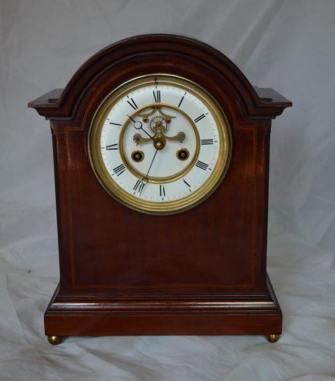 Edwardian Visible Escapement Mantel Clock (1 of 6) Edwardian Visible Escapement Mantel Clock (1 of 6)