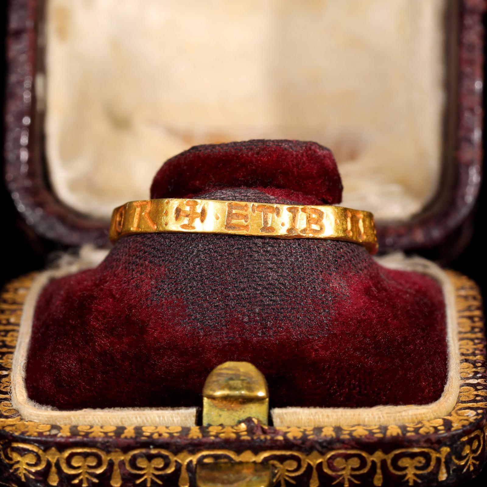 The Medieval 12th Century Lovers Posy Ring (1 of 8)