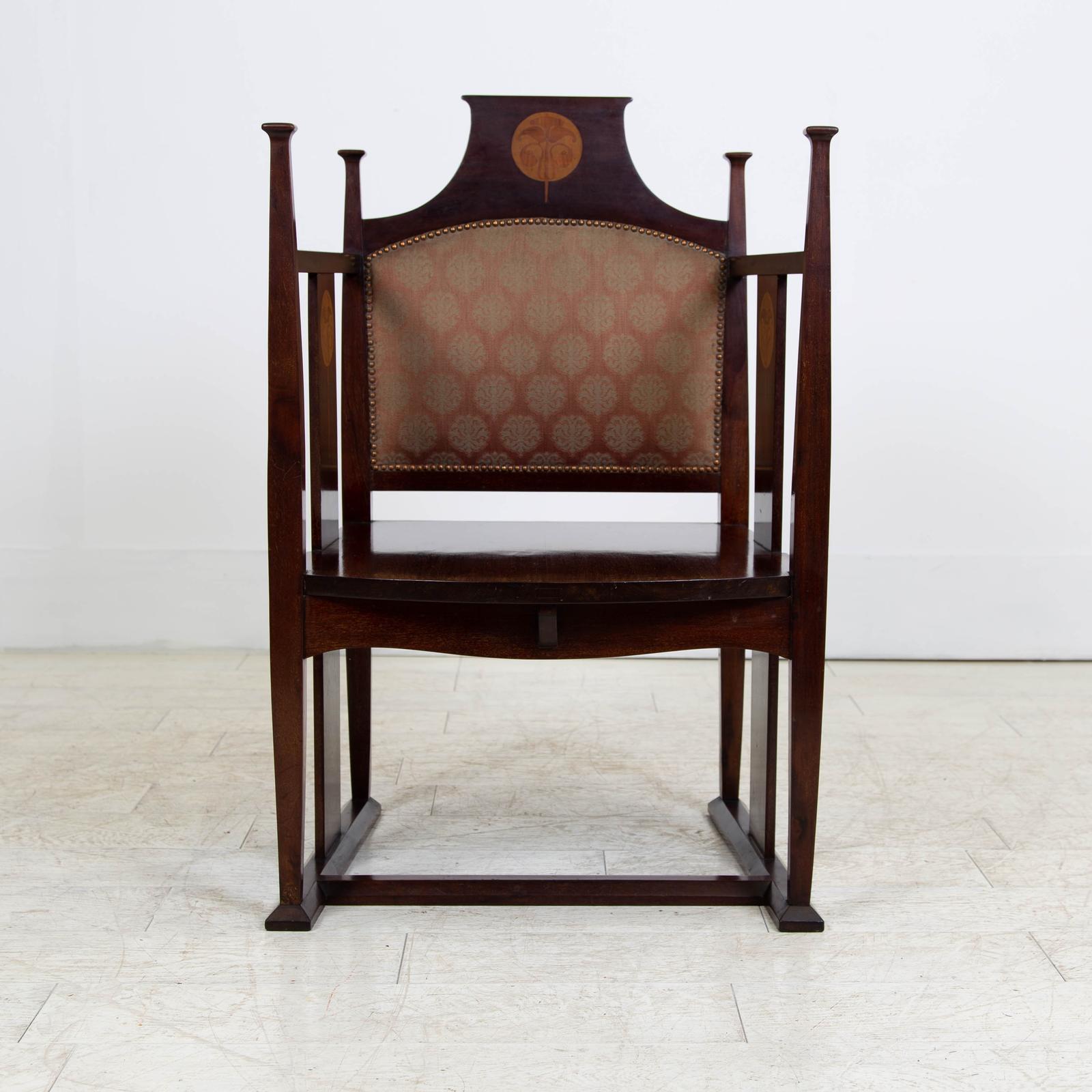 Rare Liberty & Co William Birch Armchair c.1910 (1 of 15) Rare Liberty & Co William Birch Armchair c.1910 (1 of 15)