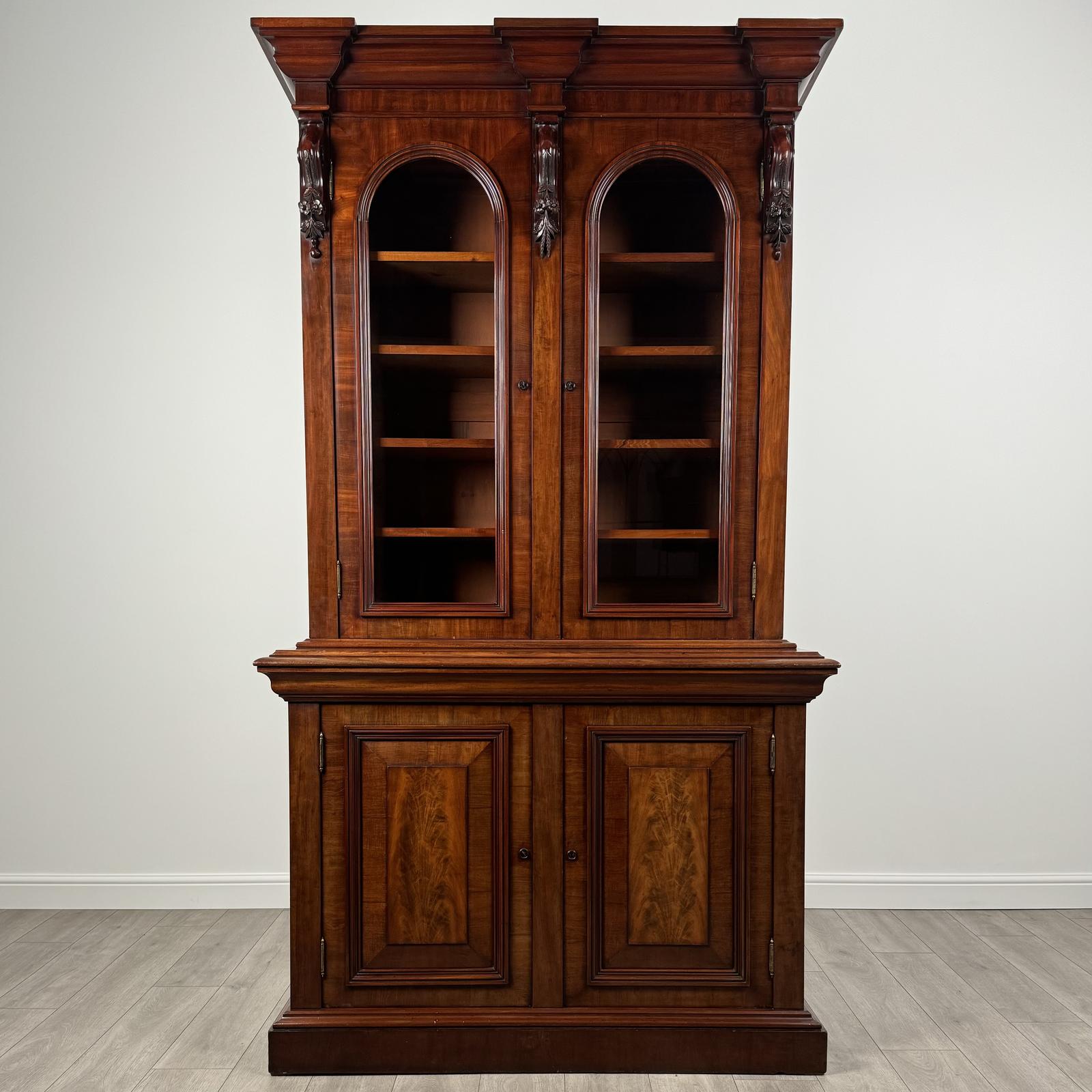 Antique 19th Century Mahogany Bookcase of Finest Quality (1 of 11)