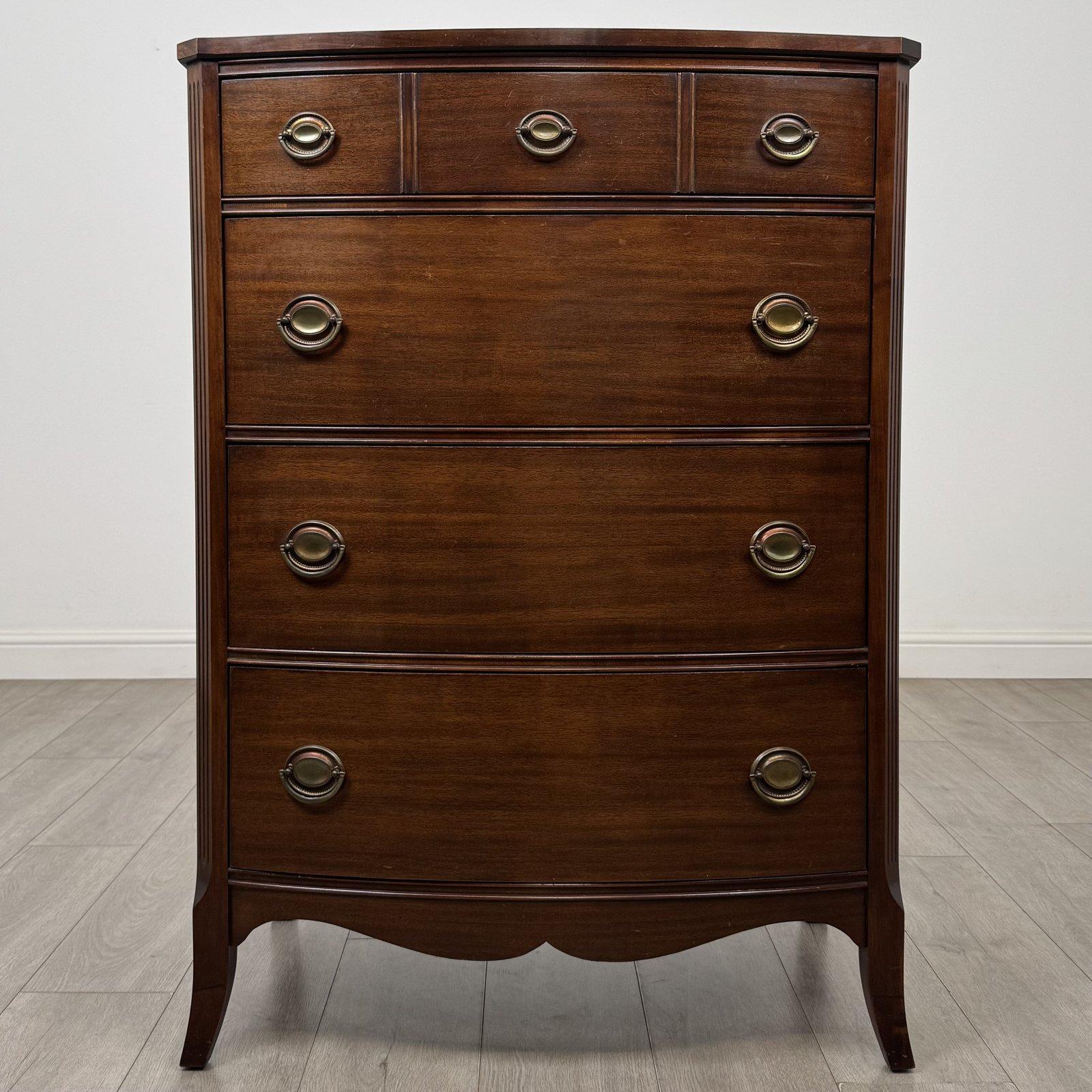 Antique Mahogany Chest of Drawers | Brass Handles | AF-6481 (1 of 12) Antique Mahogany Chest of Drawers | Brass Handles | AF-6481 (1 of 12)