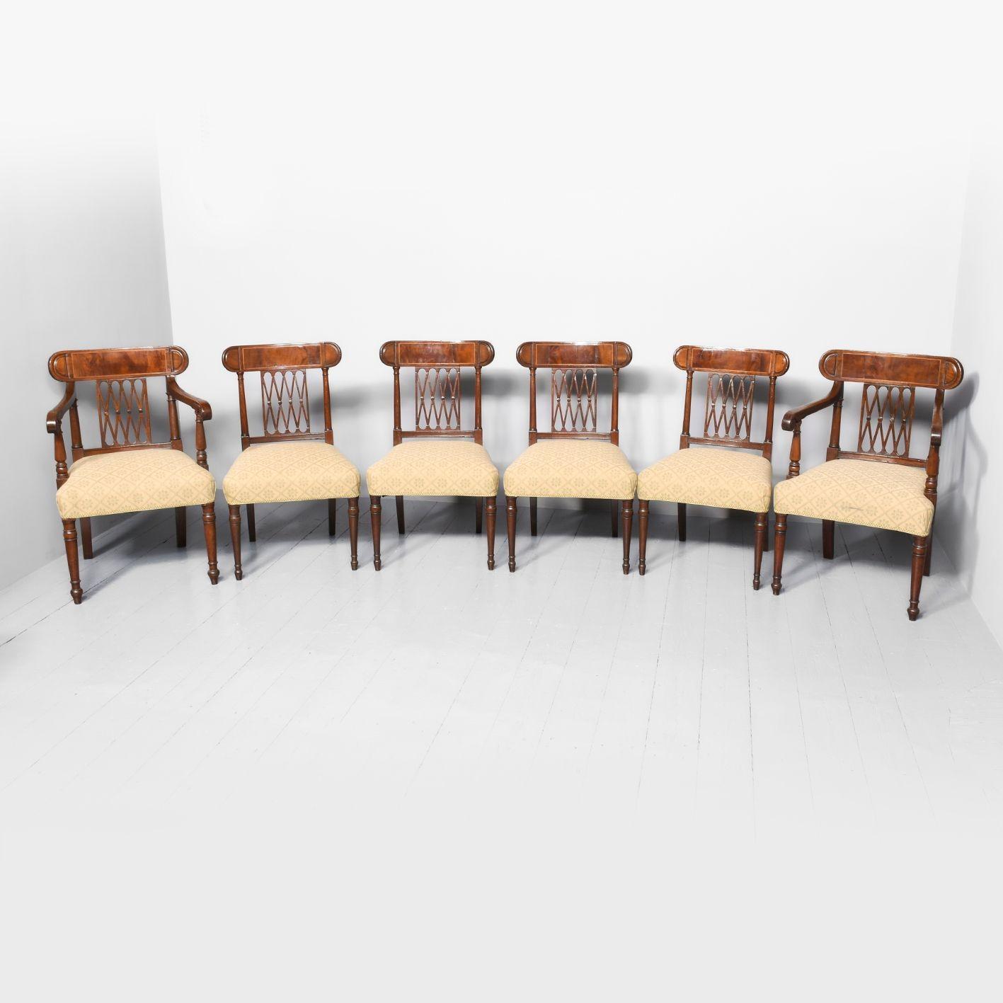 Set of 6 George III Dining Chairs (1 of 10) Set of 6 George III Dining Chairs (1 of 10)